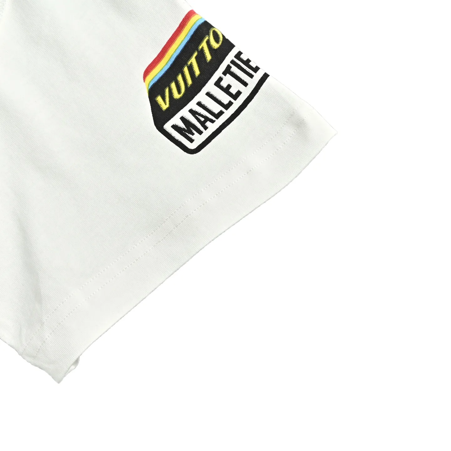 Louis Vuitton/Louis Vuitton front and back musician direct-print printed short-sleeves